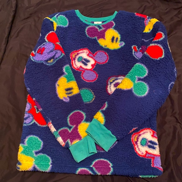 Mickey Mouse Sherpa fleece crewneck - Picture 1 of 3